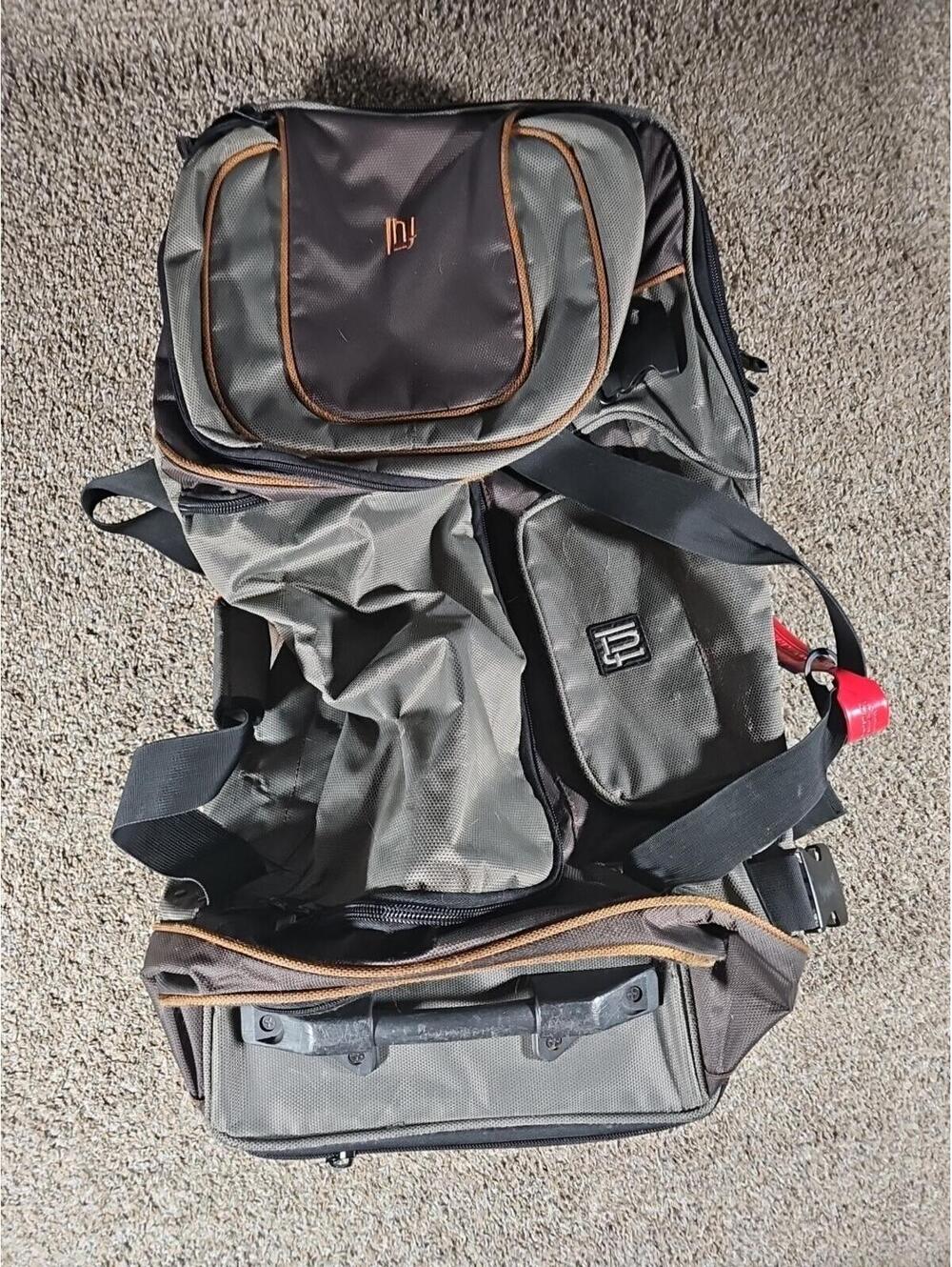 Fūl Rolling Duffel Bag Brown Luggage Two Wheel Travel Bag